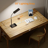 LEPOWER Desk Lamp, 800LM LED for Home Office, 12W Reading for Desk, Eye-Caring Light, Touch Table Gooseneck Lamp, Study (Black)