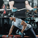 RYMNT Minimal Workout Gloves,Short Micro Weight Lifting Gloves Grip Pads with Full Palm Protection & Extra Grip, Aqua-Medium