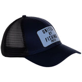 Fintech United By Fishing Snapback Hat - Dress Blues