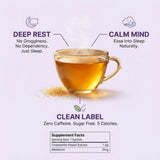 VeryVery Good Tea Crystals - Vanilla Taro Sleep Tea with Melatonin, Chamomile + L-Theanine, Bedtime Drink Mix, Non Habit Forming, Hot or Cold Packets, 10 Pack