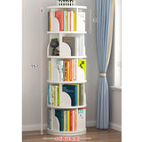 DDYYDS Rotating Bookshelf 360 Degree Bookcase Home Floor Shelf Multi-Layer Student Picture Book