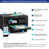 Epson Workforce Pro WF-7820 Wireless All-in-One Wide-Format Printer, Auto 2-Sided Print - Black