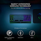 Razer BlackWidow V4 Mini HyperSpeed Wireless Hot Swappable 65% Gaming Keyboard