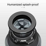 ZKK Kitchen Food Waste Disposers 370W Garbage Processor Disposal Crusher Stainless Dteel Grinder Household Kitchen Food Waste Wet Waste Disposal red