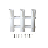 Plastic Fishing Rod Holder for Boat, Pontoon, Sailboat, Inflatable, 360° Adjustable, Easy Mounting, Marine Grade