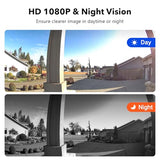Video Doorbell Camera with Monitor Wireless Door Bell Phone Intercom System with 7" Touch Screen WiFi 1080P, Motion Detection