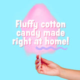 Cotton Candy Express Floss Sugar Variety Pack with 3 - 11oz Plastic Jars of Cherry, Blue Raspberry & Grape Flossing Sugars Plus 50 Paper Cotton Candy Cones Cotton Candy Express