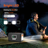 HOWEASY Portable Power Station,120W(240W Peak) Solar Generator,88Wh Lithium Battery Power with 110V AC Outlet/DC/USB/LED Light for Outdoor Camping Trip Hunting Emergency(Solar Panel Optional)