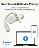 Cleer ARC 3 Open Ear Headphones - Dolby Audio, Snapdragon Sound True Wireless Earbuds, 50Hr Battery, Green Cleer