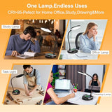 Sailstar Desk Lamp for Home Office, Small Desk Lamp with Wireless Charger,