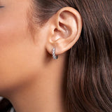 Privosa - Lab Grown Diamond Hoop Earrings