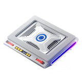 llano V10 Gaming Laptop Cooler, RGB Laptop Cooling Pad Stand with Powerful 4.72 Inch External Turbo Cooling Fan