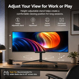 Deco Gear OLED 49 Inch Curved Monitor, 5K2K 5120×1440 Ultrawide Dual QHD