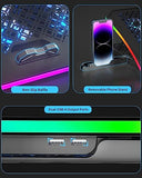 KeiBn Upgraded Gaming Laptop Cooler Pad with 9 Quiet RGB Fans