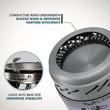 HikeCrew Portable Gas Powered Stove top & Cooking System, Compact Camping Cooktop with 1L Pot, Silicone Lid, Folding Handle & Carry Bag, Perfect for Camping, Hiking, Backpacking, Survival & Emergenc