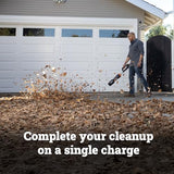 WORX Nitro Cordless Leaf Blower, Electric Blower with 410 CFM & 130 MPH, Blowers for Lawn Care with 2.3 LBS, Battery & Charger Not Included, WG543.9