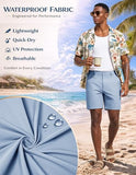 PULI Mens Golf Shorts 7 Inch Inseam Hiking Business Dress Casual Summer Work Lightweight Dutch Blue 30