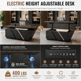 ONNAHOMEStlyle Computer Workstation Standing Desk