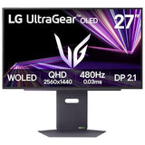 LG 27GX790A-B 27-inch Ultragear OLED Gaming Monitor QHD 1440p 480Hz, 0.03ms