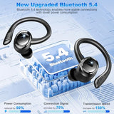 Wireless Earbuds Sport, NEW Bluetooth 5.4 Headphones with Earhooks