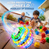 Veeniix 360° RGB Light Rotation Drone for Kids, RC Quadcopter with Altitude Hold, One Key Take Off & Landing, Left Right Side Fly, 3 Adjustable Speeds & Trim Function, Gift Toys for Boys and Girls, Indoor Outdoor Toy