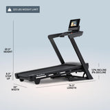 NordicTrack T Series 10 Treadmill with 10" Tilting Touchscreen and Compact Design