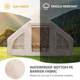 YITAHOME 13FT X 10FT Inflatable Camping Tent, Large Inflatable House Tents for 8 People with Pump, Easy Setup Waterproof Blow Up Tent with Explosion Proof Valve for Camping Hiking Backpacking