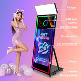 65'' Magic Mirror Photo Booth with 43'' Touch Screen