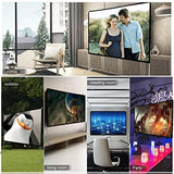 Projector Screen with Stand 80 inch Portable Projection Screen 16:9 4K HD Projections Movies Screen SKERELL