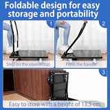 Push Cart Dolly, Moving Platform Hand Truck with 360 Degree Swivel Silent Wheel