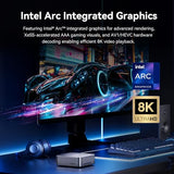 GEEKOM GT13 MAX Professional Workloads Mini PC, Intel Ultra 9 185H|DDR5