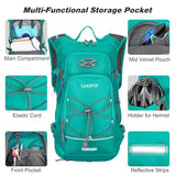 LARIPOP 18L Hydration Backpack with 2L BPA-Free Leak-Proof Water Bladder, Lightweight Breathable Reflective Daypack for Hiking Cycling MTB Trail Running Camping Men Women