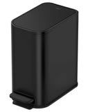 Cesun Small Bathroom Trash Can with Lid Soft Close, Step Pedal