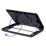 Laptop Cooling Pad Plastic Notebook Cooler Stand with 5 USB Fans