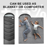 TANSTRIDER Sleeping Bags for Adults Warm Weather,3-4 Season 3lb Lightweight Sleeping Bag for Kids Girls Boys with Compression Sack,Camping Essentials Gear, Hiking,Travel,Backpacking,Outdoor & Indoor