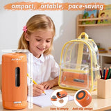 Electric Pencil Sharpener, Auto in & Out, 5 Nibs, 7K+ Uses, Fully Automatic Pencil Sharpener for Classroom