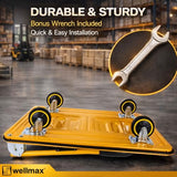 Push Cart Dolly by Wellmax, Moving Platform Hand Truck