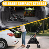 Detachable Baskets & 360°Swivel Wheels, Ultra-Light Frame, Lightweight Hand Cart 40 Gallon Large Capacity for Groceries