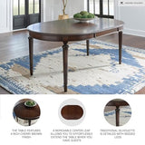 Signature Design by Ashley Lavinton Classic Dining Extension Table, Dark Brown