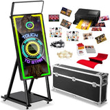 Magic Mirror Photo Booth 40" with Printer,22'' Interactive Touch Screen