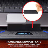 Cryogen Gaming Laptop Cooling Pad - Fits 17 in Computer- Adjustable Laptop Cooling Stand with 5 Quiet Cooler Fans