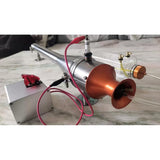 MechPuConToy Pulse Jet Engine Kit, Medium Valve-Controlled Metal Airplane Engine Model, Physical Science Kit for Adults