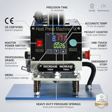 16x24 Hydraulic Heat Press Machine: Dual Platen Heat Transfer Press with Infrared Laser Positioning