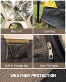 FanttikOutdoor Zeta C6 Pro Camping Tent 6 Person Instant Cabin Tent & FanttikOutdoor Zeta L8 Max Camping Chair
