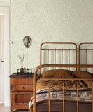 MelunMer Beige Peel and Stick Wallpaper Floral Stick on Wall Paper Boho Leaf Contact Paper for Cabinet Removable Self Adhesive Wallpaper Bathroom Waterproof Neutral French Floral Shelf 17.3 x 78.7In