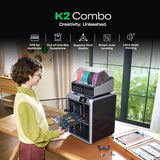 Creality K2 Combo 3D Printer, Multicolor Printing with CFS, High-Speed 600mm/s, Smart Auto Leveling, Quiet Printing