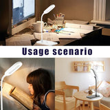 BueRallan 2PCS LED Desk Lamps, Table Lamp, Night Stand Light for Home, 3 Lighting Modes, Wireless Fast Charging