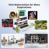 Anycubic Kobra 4 Combo FDM 3D Printer, 65℃ Active Drying with ACE 2 Pro