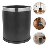 SKJFODVC Hotel Trash Can Guest Room Household Toilet KTV Commercial Use Office Kitchen Rotundity Storage Bin