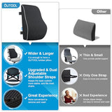 Lumbar Support Pillow for Office Chair, Office Home Essentials,Gifts for Mom,Dad, Back Support Pillow